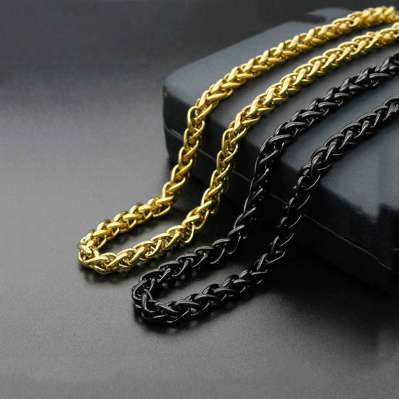 Hiphop Long Chain Necklace (Stainless Steel)